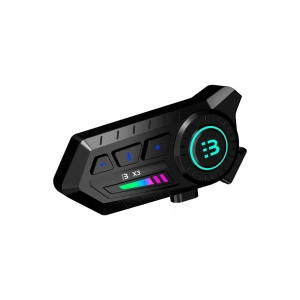 X3 Motor Kask Kulaklık Rgb Modlu Su Geçirmez 5.3 Bluetooth Intercom