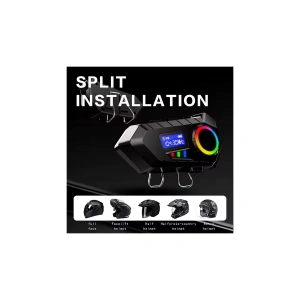 Y30 Kask Kulaklık Bluetooth Motosiklet Kulaklık Rgb Radyolu Intercom