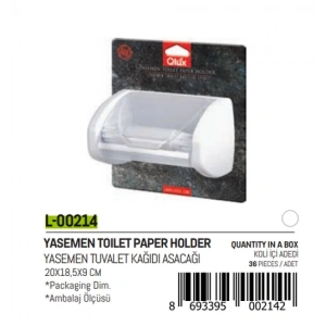 Yasemen Kapaklı Wc Kağıtlık Bx40