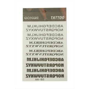 Yazılı Tattoo Dövme Sticker