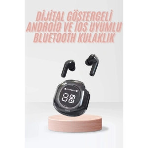 Yeni Nesil Bluetooth Kulaklık Dijital Göstergeli  Dokunmatik 5.3 Kablosuz