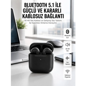 Yeni Nesil Bluetooth Kulaklık İOS Android Uyumlu HD Ses Performansı