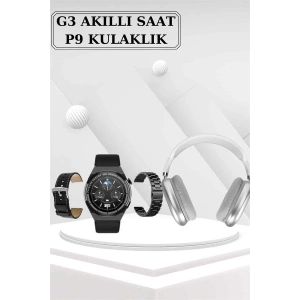 Yeni Nesil Sesli Görüşme Akıllı Saat ve Powerbank Çoklu Şarj Girişli Bluetooth Kulaklık Nabız Ölçer