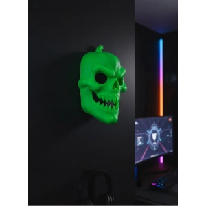 Yeşil Korku Temalı Maske Cadılar Bayramı Dekor