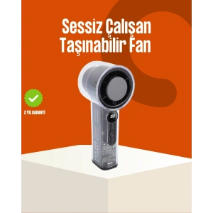 Yüksek Hızlı Şarjlı Fan | Kamp, Ofis ve Açık Hava İçin İdeal