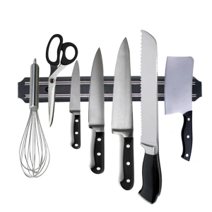 Yumurcak Shop® Mıknatıslı Paslanmaz Duvar Bıçak Askısı Standı 33 Cm  Aparat