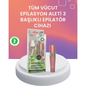 Yumuşak ve Pürüzsüz Cilt İçin Epilasyon Seti