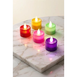 Yuvarlak Şekilli Işıklı Mum 4 cm