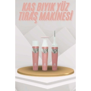 Yüz Kaş ve Tüm Vücut Epilasyon Aleti 3 Başlıklı Hassas Ciltlere Uygun Epilatör