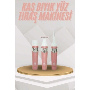 Yüz Kaş ve Tüm Vücut Epilasyon Aleti 3 Başlıklı Hassas Ciltlere Uygun Epilatör