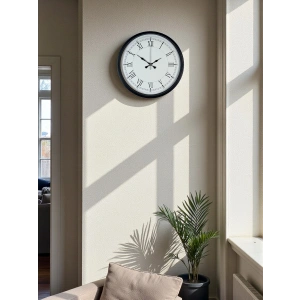 Zentime 36 Cm Siyah Dekoratif Duvar Saati