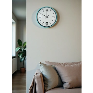 Zentime 36 Cm Turkuaz Dekoratif Duvar Saati