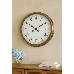 Zentime 60 Cm Eskitme Vintage Duvar Saati