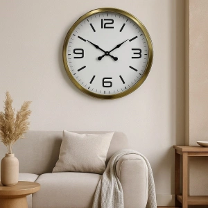 Zentime 60 Cm Gold Lüks Duvar Saati