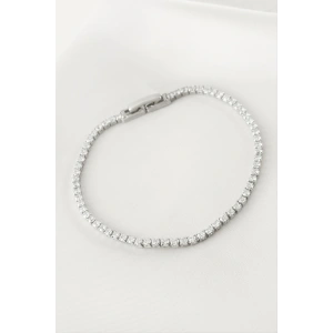 Zirkon Taşlı Suyolu Bileklik 4 mm