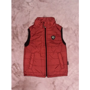 3-8 yaş cepli şişme yelek erken çocuk bordo