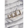 Pirinç Gold Renk Renkli Zirkon Taşlı Kare Model Küpe Seti