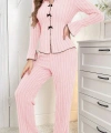 Bella Notte Pembe Uzun Kollu Pamuklu Pijama Takımı 7103