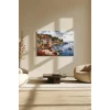 Sayılarla Boyama Seti 40 x 50 cm Tuval Şasesine Gerili Renkli Rıhtım