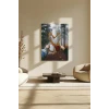 Sayılarla Boyama Seti 40 x 50 cm Tuval Şasesine Gerili Sen ve Ben