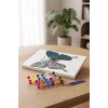 Desenli Mandala Tuval Boyama Seti 40x50 cm