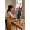 Çığlık Tablosu Desenli Mandala Tuval Boyama Seti 40x50 cm