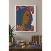Kadın Portresi Desenli Mandala Tuval Boyama Seti 40x50 cm