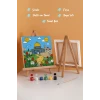 Kubbetü’s-Sahra Şövaleli Boya Seti 20x20