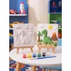 15x15 Sevimli Dinozor Tuvalsiz Taş Boyama Seti