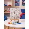 15x15 Sevimli Dinozor Tuvalsiz Taş Boyama Seti