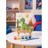 15x15 Sevimli Dinozor Tuvalsiz Taş Boyama Seti
