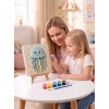 15x15 Sevimli Denizanası Taş Boyama Seti – Çocuk ve Yetişkin Hobi Kiti