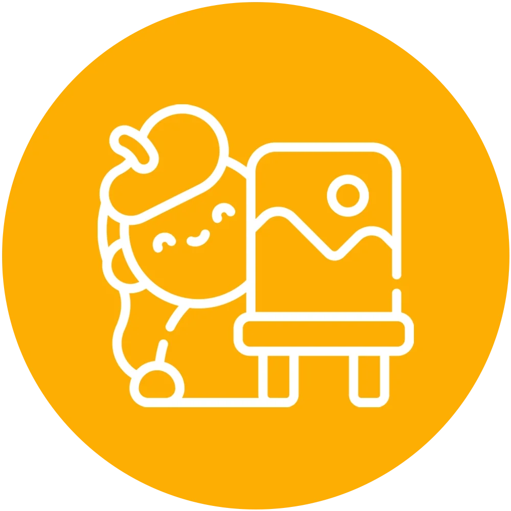 Çocuklara Özel Tuval Boyama