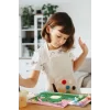 Renklerle Çocuk Boyama Hobi Setleri 20 x 20 cm Tuvale Şasesine Gerili Astronot