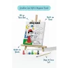 Oruç Duası Çocuklar İçin Eğitici Boyama Tuvali (Şövaleli)