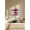 Sayılarla Boyama Seti 40 x 50 cm Tuval Şasesine Gerili Yalnız Ağaç