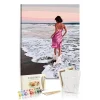 Sayılarla Boyama Seti 40 x 50 cm Tuval Şasesine Gerili Kumsal