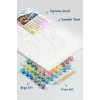 Sayılarla Boyama Seti 40 x 50 cm Tuval Şasesine Gerili Renkli Rıhtım