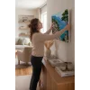 Sayılarla Boyama Seti 40 x 50 cm Tuval Şasesine Gerili Sahil Kasabası