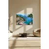 Sayılarla Boyama Seti 40 x 50 cm Tuval Şasesine Gerili Sahil Kasabası