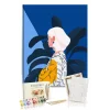 Sayılarla Boyama Seti 40 x 50 cm Tuval Şasesine Gerili Tropical Girl