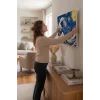 Sayılarla Boyama Seti 40 x 50 cm Tuval Şasesine Gerili Geceler Dalga