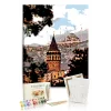 Sayılarla Boyama Seti 40 x 50 cm Tuval Şasesine Gerili İstanbul Güzelleri