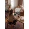 Sayılarla Boyama Seti 40 x 50 cm Tuval Şasesine Gerili İstanbul Güzelleri