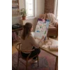 Sayılarla Boyama Seti 40 x 50 cm Tuval Şasesine Gerili Kedilerin Dünyası