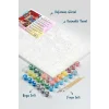 Sayılarla Boyama Seti 40 x 50 cm Tuval Şasesine Gerili Kırmızı Bahçe