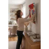 Sayılarla Boyama Seti 40 x 50 cm Tuval Şasesine Gerili Kırmızı Bahçe