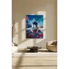 Sayılarla Boyama Seti 40 x 50 cm Tuval Şasesine Gerili Astronot