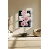 Sayılarla Boyama Seti 40 x 50 cm Tuval Şasesine Gerili Beyaz Güller