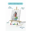 Anneler Günü Kutlu Olsun Boyama Tuvali Şövaleli Boya ve Fırça Seti 20x20 cm